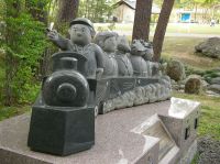 童話村內的石像