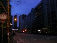 清晨六點的香港街景
